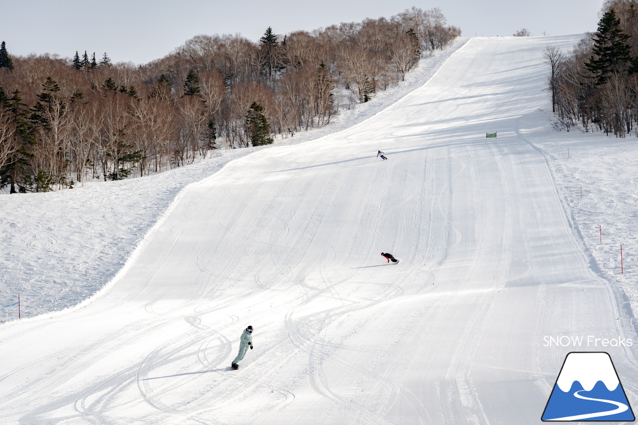 キロロリゾート｜今日の山頂積雪は「340cm」！ビシッと締まったロングコースで快適クルージングが楽しい１日♪